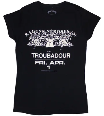 Zdjęcie produktu dla Guns N' Roses Troubadour Flyer Black L Damskie Koszulka