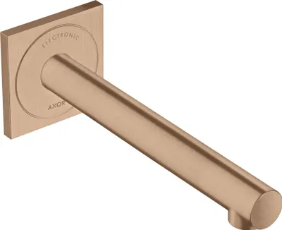 Produktbild von Elektronik-Waschtischmischer AXOR UNO 220 UP, Wandmontage brushed red gold brushed red gold