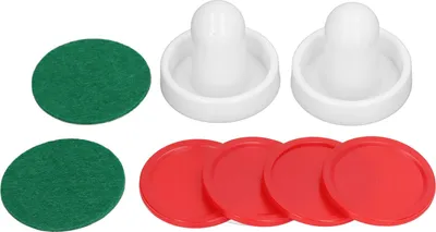 Image de 8 accessoires de poussoir air hockey de 60 mm, haute résistance aux chocs, longue durée de vie, table de type B