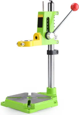 Produktbild von Elektrischer Bohrmaschinenständer, 360 Grad drehbar, höhenverstellbar, Mini-Tischbohrmaschine, Klemmhalterung