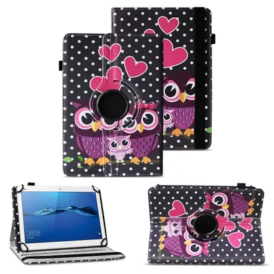 Produktbild von Tablet Hülle für Huawei MediaPad T1 T2 T3 T5 10 360° Drehbar Case Cover SchutzFarben:Motiv 5