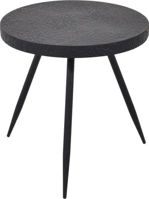 Produktbild von Lesli Living Beistelltisch "Nice Black" Schwarz ø 45 cm