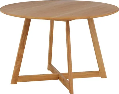 Produktbild von FURNLUX Esstisch Yakidon Eiche 52cm / Hauptfarbe: Beige / Abmessungen: 52 x 120 x 75 cm