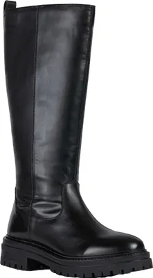 Produktbild von Geox - Damen Kniehohe Stiefel "D Iridea C", Leder FS11143 (39 EU) (Schwarz)