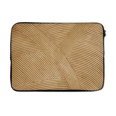 Produktbild von MuchoWow® Laptop Hülle 13 Zoll Struktur - Natur - Kunst - Rattan Laptoptasche - Laptophülle - Sleeve - Rundumschutz
