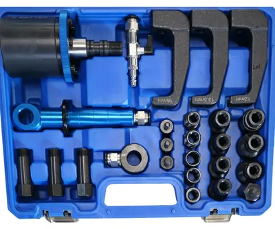 Produktbild von RETTER Pneumatisches Einspritzdüsen-Ausbauwerkzeug – 27-teiliges Komplettset