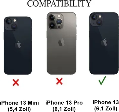 Produktbild von Hülle für Apple iPhone 13 Handyhülle Flip Case Cover Schutzhülle Tasche Mandala