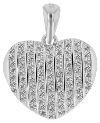 Produktbild von Akzent Damen Anhänger Nevaeh "Nevaeh" aus 925 Sterlingsilber, rhodiniert, langlebig