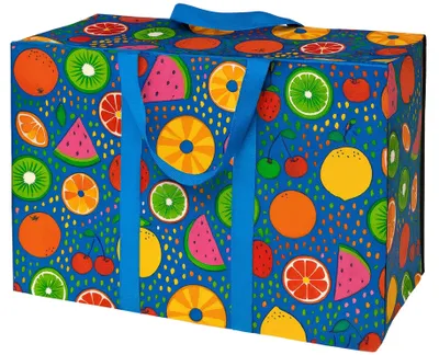 Produktbild von Plastiktasche XXL 80x55x25 cm Groß Jumbo Unterbett Aufbewahrungs Tasche Camping