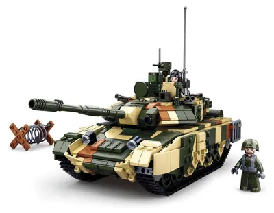 Obrázek produktu pro Sluban Model Bricks M38-B0756 Velký bitevní tank T-90