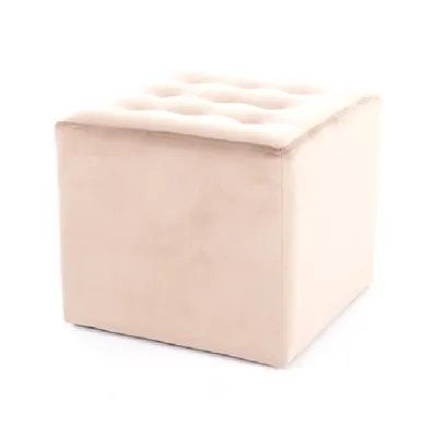 Obrázok produktu pre Čalúnený taburet ALFONS - tmavo béžový