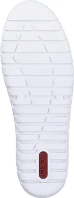 Produktbild von Rieker Damen Sneaker Leder Schnürschuh mit Lochmuster M2315, Größe:39 EU, Farbe:Beige