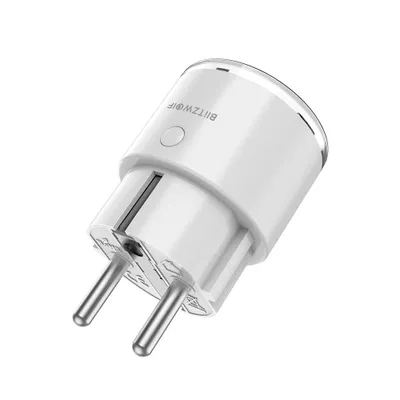 Obrázek produktu pro BlitzWolf BW-SHP6 Pro – inteligentní síťová zásuvka s Wi-Fi, 15 A, 3450 W, s měřením spotřeby energie, kompatibilní s Alexa a Google Assistant, ovládání přes aplikaci, EU