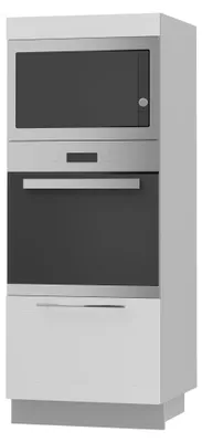 Immagine prodotto di Armadio forno KVANTUM a estrazione totale 60cm corpo e frontale colore selezionabile (Q-D5AA/60/154), bianco opaco, grigio