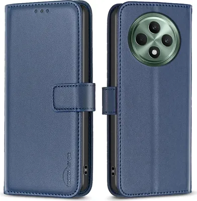Produktbild von OPPO Reno12 F 5G Hülle - BINFEN Klapphülle - Blau