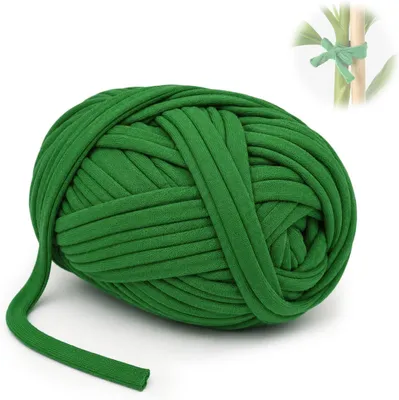 Imagen del producto de Cuerda elástica para sujetar plantas, de 30 metros de longitud y 2 cm de ancho, ideal para viñas
