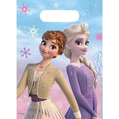 Obrázek produktu pro Párty plastové tašky Ledové království - Frozen - 6 ks