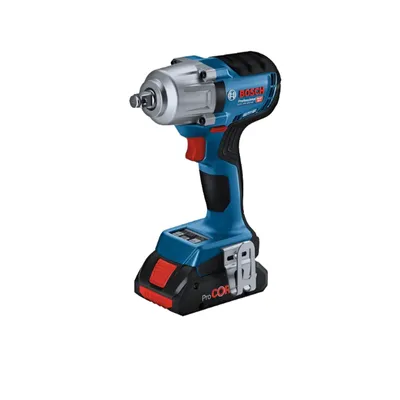 Image de BOSCH Professional 06019K4003 BOSCH Professional GDS 18V-450 HC Kit de visseuse-perceuse à percussion sans fil 18,0 V, avec 2 batteries