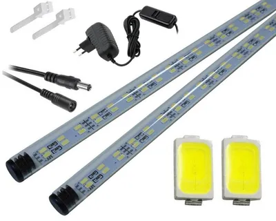 Produktbild von AQUALED SLIM 5630 DOUBLE I+I LED Aquarium-Lichtleiste 2x30cm IP67