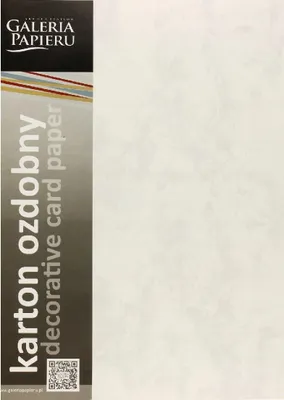 Zdjęcie produktu dla Galeria Papieru papier dekoracyjny Mramor kość słoniowa 220g, 20szt