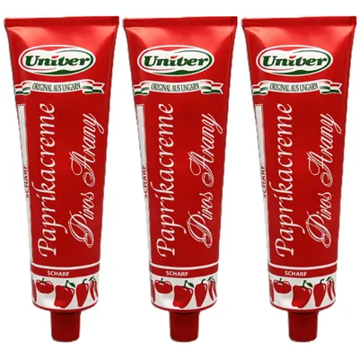 Produktbild von Univer Sparset Paprikacreme scharf 3 x 160 g