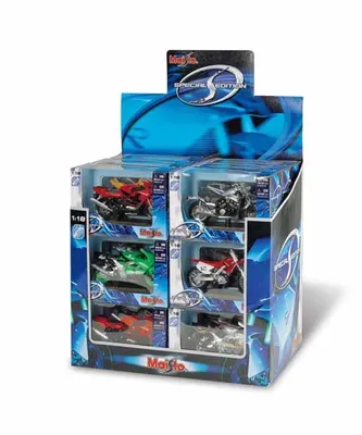 Obrázok produktu pre Motocykle 1:18 na vystavenie, 1 ks