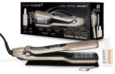 Image de Premium-Box – SAINT ALGUE Demeliss TITANIUM Elixir Ritual – Lisseur de vapeur ultra-performant + traitement embellisseur