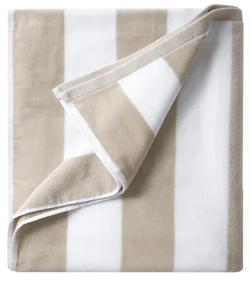 Productafbeelding van LULUHOME Grote strandlaken – groot formaat, katoen, 91,4 x 178,8 cm, gestreept