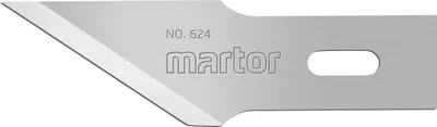 Produktbild von MARTOR 10 x GRAFIKKLINGE, Ersatzklingen Grafikmesser, Bastelmesser, Skalpell, 11,5 mm, Scharf, 1-fach Nutzbar, NR. 624