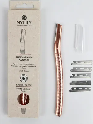 Produktbild von Augenbrauen Rasierer | inkl. 5 Klingen – Roségold