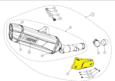 Obrázek produktu pro Akrapovic Hitzeschutz CF