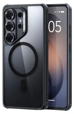 Produktbild von Handyhülle für Galaxy S26 Ultra, ESR Classic Hybrid mit MagSafe, Transparent-Schwarz