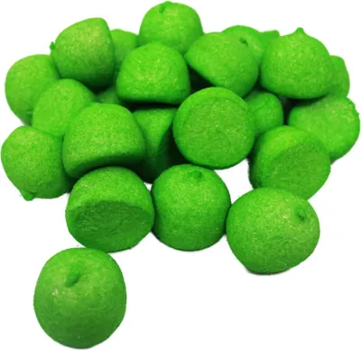 Produktbild von Fini Marshmellow grün gezuckerte weiche Apfel Golfbälle 1000g