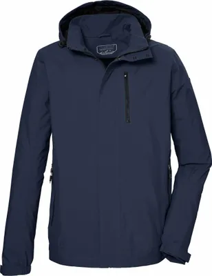 Produktbild von Killtec Funktionsjacke mit Kapuze für Herren wasserdicht, Größe:L, Farbe:Dunkelblau