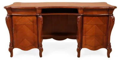 Produktbild von Casa Padrino Luxus Barock Schreibtisch Braun 166 cm - Barockstil Büro Möbel