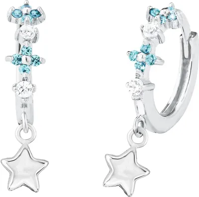 Image de Princesse Lillifee 2034012 Créoles avec pendentif et petites pierres