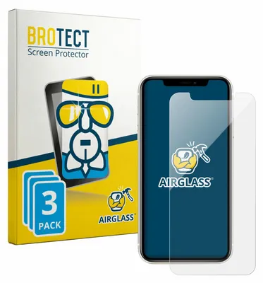 Produktbild von 3x BROTECT Schutzglas für Apple iPhone 11 Schutzfolie Panzer Folie Glas Display Schutz klar