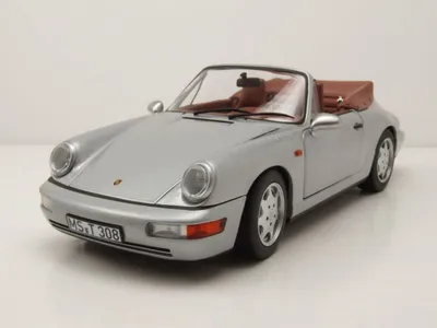 Produktbild von Norev 187330 Porsche 911 (964) Carrera 2 Cabrio 1990 silber 1:18