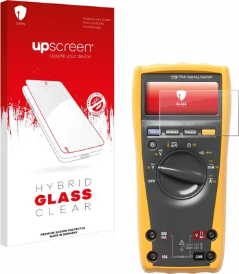 Produktbild von upscreen Schutzglas für Fluke 179 Multimeter Schutzfolie Panzer Folie Glas Display Schutz klar