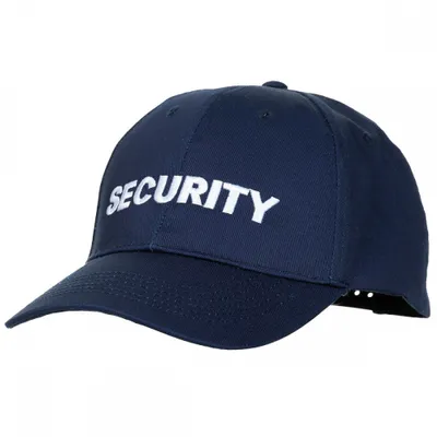 Obrázok produktu pre MFH US Cap, bestickt, "Security", čierna
