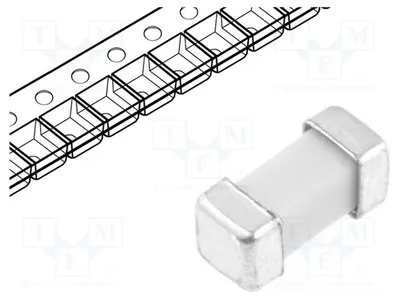Produktbild von 1x Sicherung: Schmelz 125VAC träge 2A SMD 125VDC Keramik 0452002.MRL SMD 2410 - S