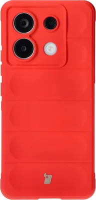 Produktbild von Bizon Case Tur Armor Case für Xiaomi Poco X6 / Xiaomi Redmi Note 13 Pro 5G, rot