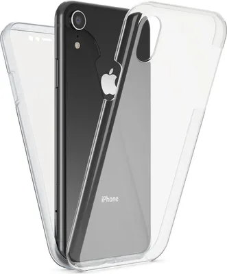 Produktbild von NALIA 360 Grad Handy Hülle für Apple iPhone XR, Full Cover Case Rundum Bumper Transparent