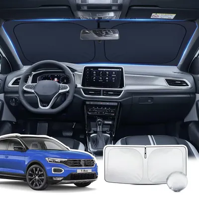 Immagine prodotto di Omgoods - Parasole pieghevole per VW T-Roc dal 2018 al 2024