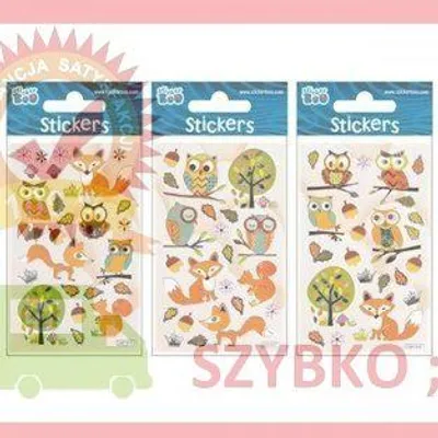 Produktbild von Naklejki Sticker BOO silver sowy