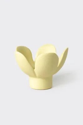 Produktbild von Räder Kerzenhalter Blume gelb 8x8x5,5cm