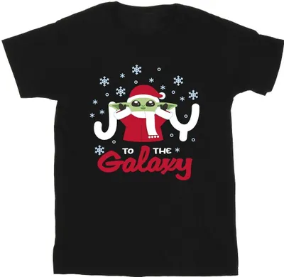 Produktbild von Star Wars - "The Mandalorian Joy To The Galaxy" T-Shirt für Herren BI52012 (3XL) (Schwarz)