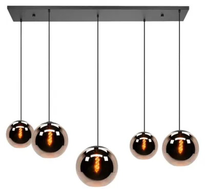 Productafbeelding van Koperen hanglamp Cordoba 5-lichts