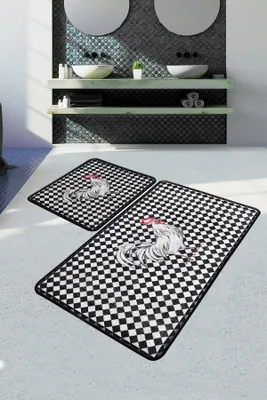 Image de Mijolnir, Rooester- CHL2497, Noir, Tapis de bain, 700 g/m², 100 % micropolyamide