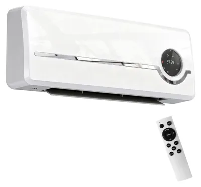Obrázek produktu pro Nástěnný keramický ohřívač, 2000 W, dálkové ovládání, LED displej